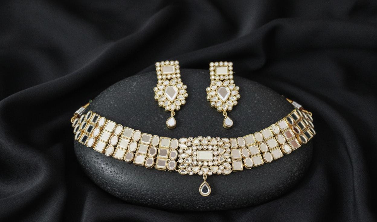 FARSHI KUNDAN CHOKAR SET