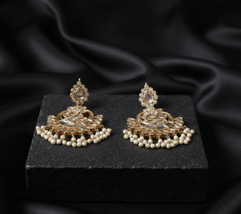 Kundan Earrings trendy style