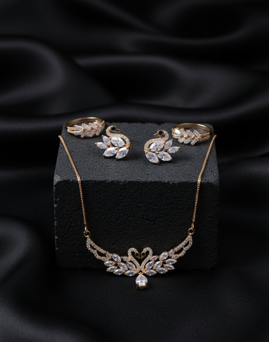 Mcro gold plated set (Peacock)